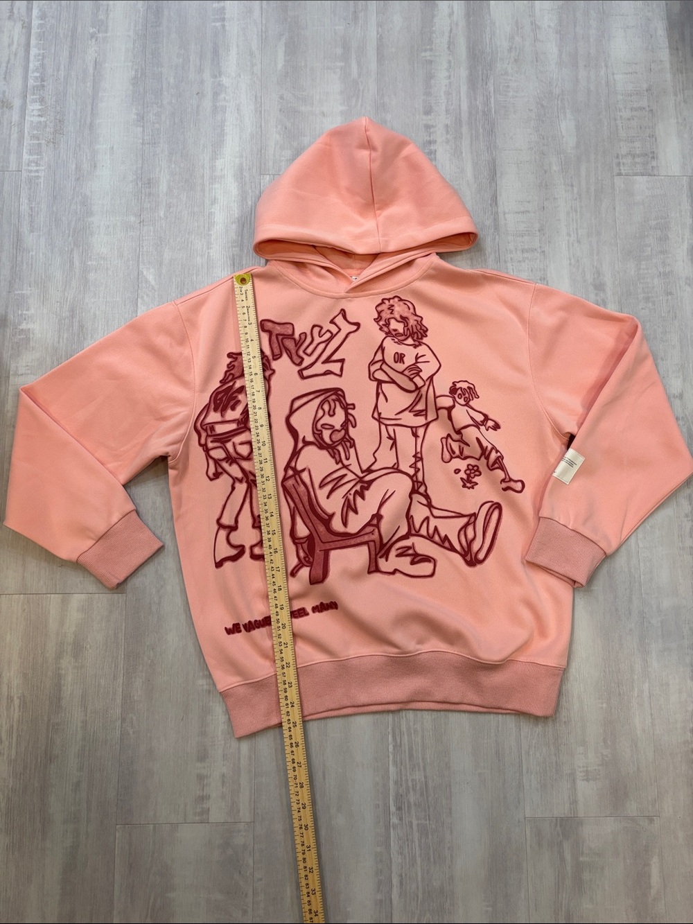 Denim Level TYYL Graphic Hoodie Teens-Small NWOT - Picture 5 of 7